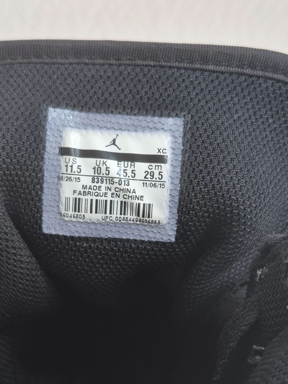 Jordan Air Jordan 1 Mid Top Black/Gray/White Elephant Print Sneakers 839115-013